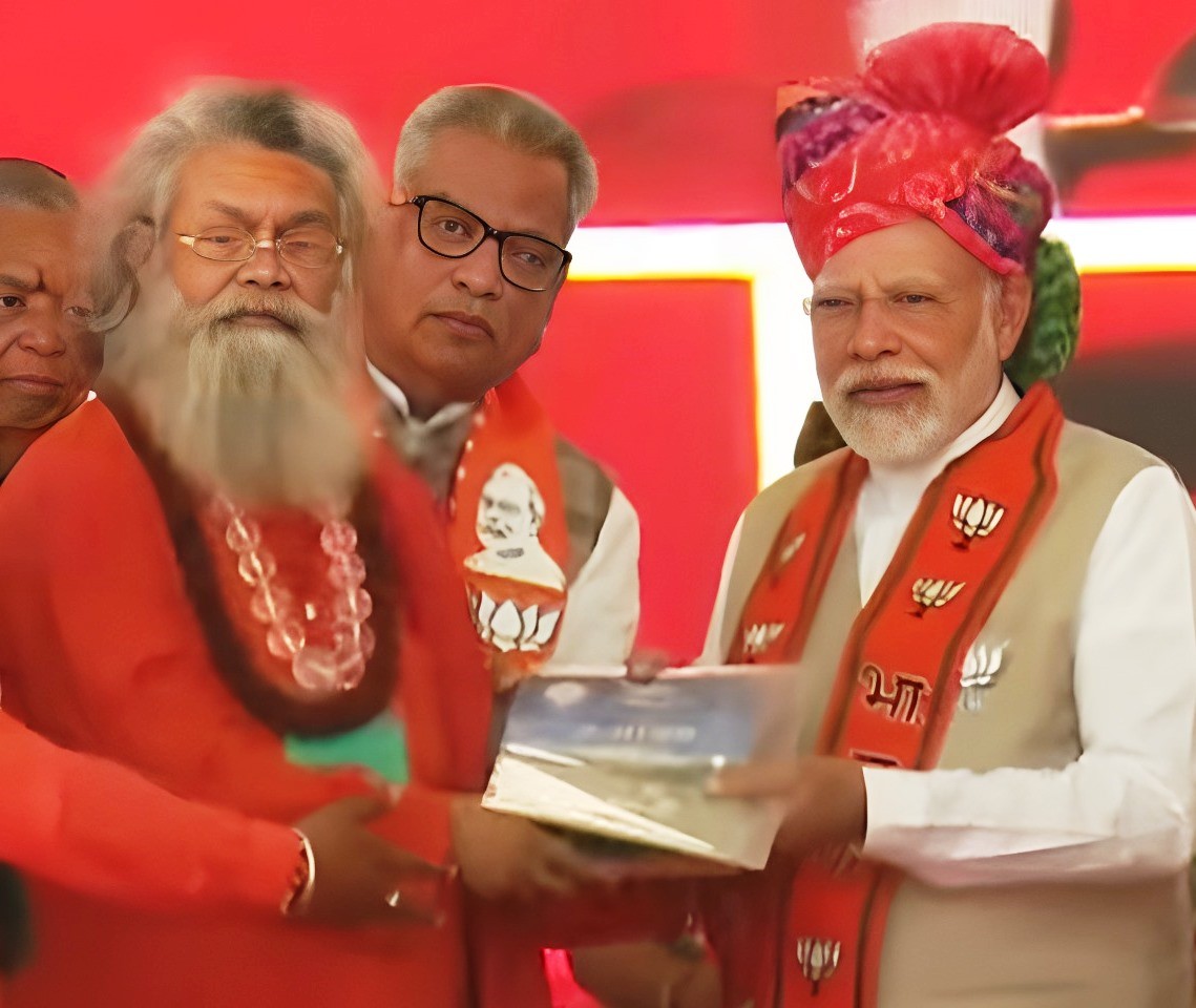 Vishwaguruji Jadanban fogadta India miniszterelnökét, Narendra Modit